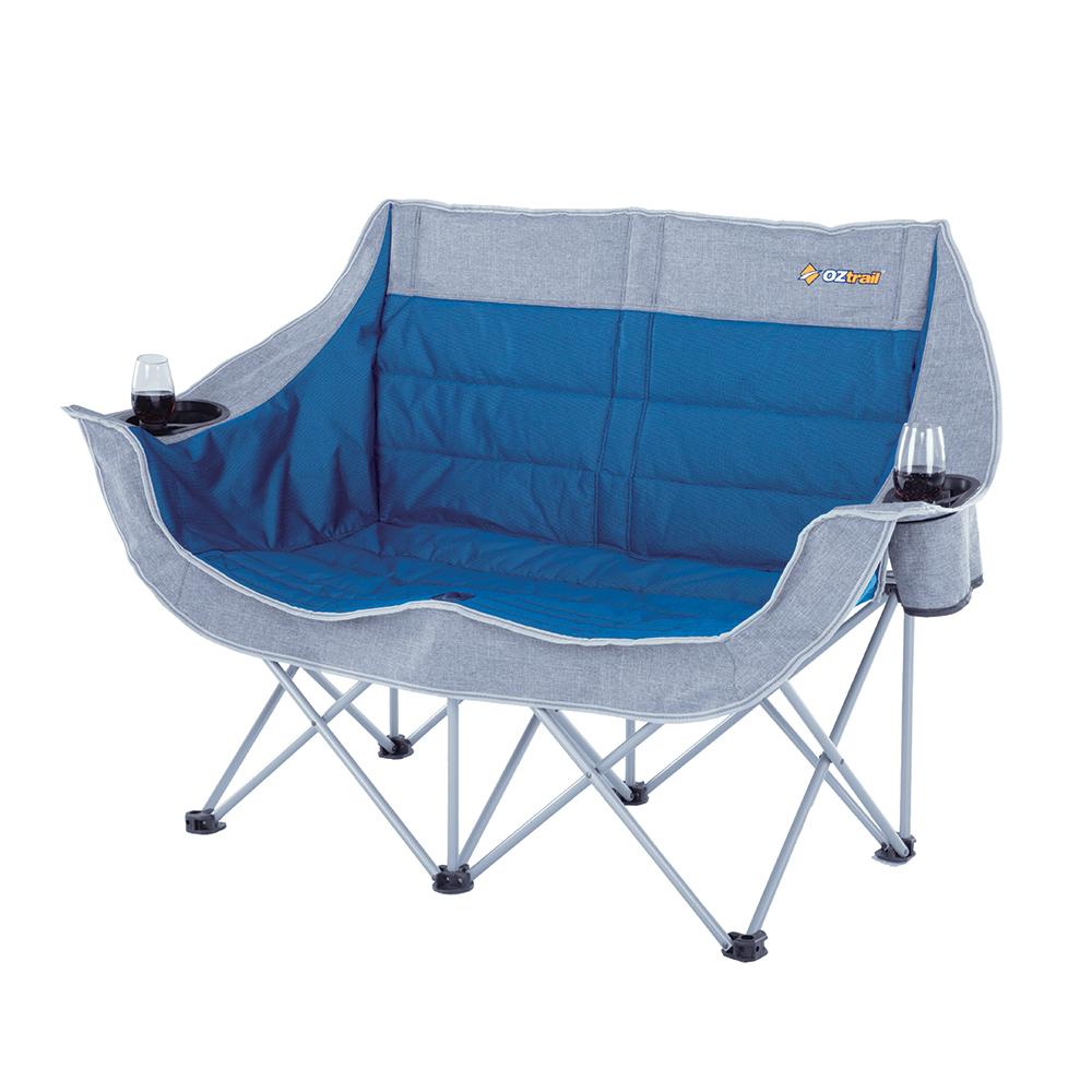 Oztrail Galaxy 2 Seater Sofa with Arms 240kg