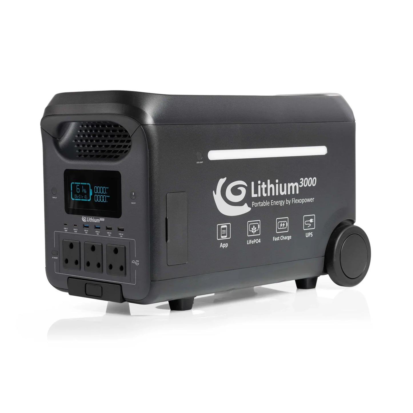 Lithium3000 Portable Power Station Flexopower