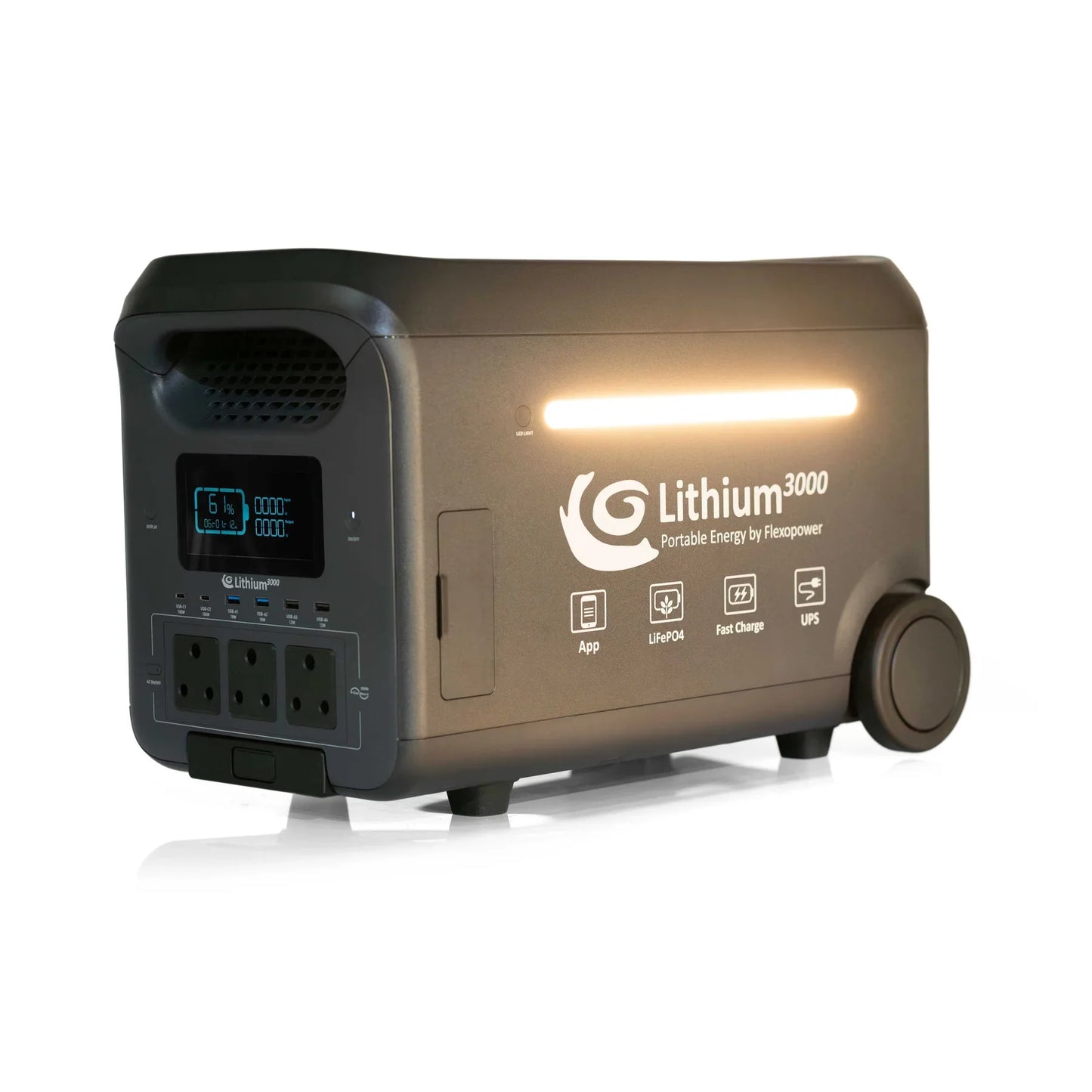 Lithium3000 Portable Power Station Flexopower