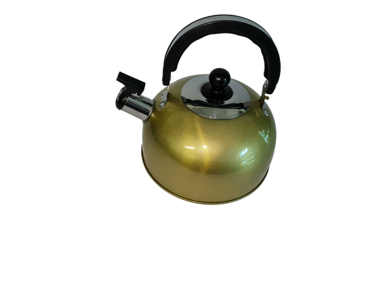 Whistling Kettle 2L Gold - Pretoria Caravans & Outdoor