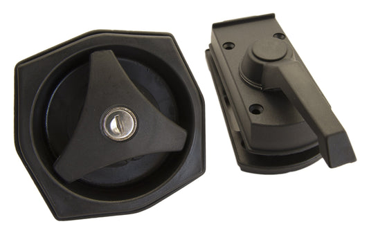 Caravan Door Lock Complete Inner & Outer