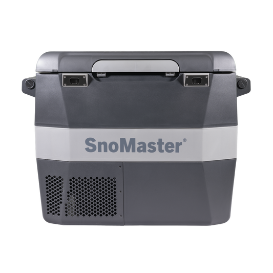 SnoMaster - 54L Plastic Portable Fridge/Freezer DC With 220V Power Adapter - Grey