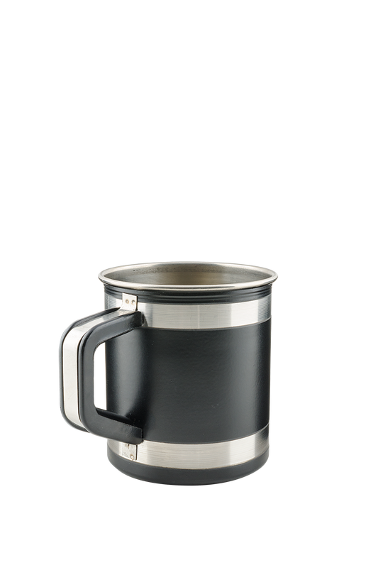 Stainless Steel Mug Black - Pretoria Caravans & Outdoor