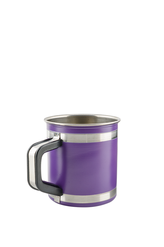 Stainless Steel Mug Purple - Pretoria Caravans & Outdoor