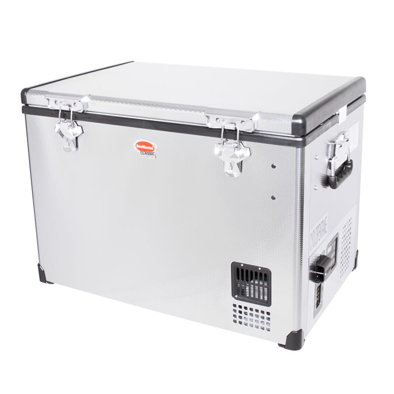 SnoMaster - 60L Single Compartment Stainless Steel Fridge/Freezer AC/DC