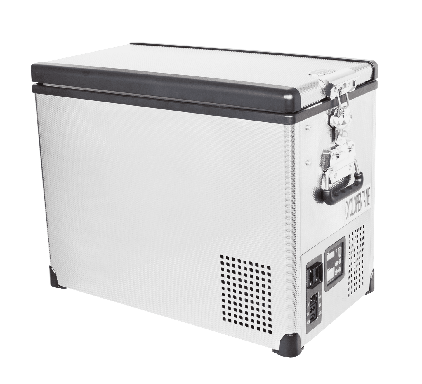 SnoMaster - 42L Stainless Steel Fridge/Freezer, AC/DC