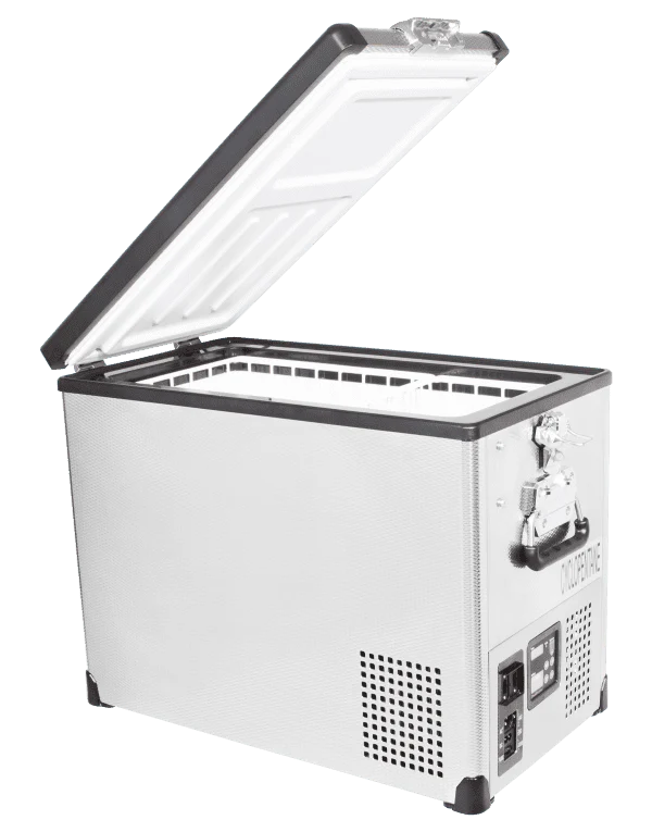 SnoMaster - 42L Stainless Steel Fridge/Freezer, AC/DC