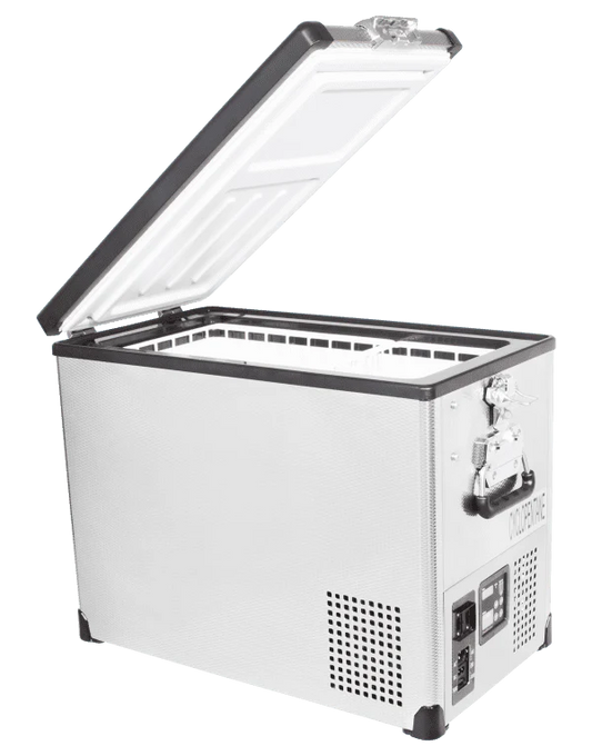 SnoMaster - 42L Stainless Steel Fridge/Freezer, AC/DC