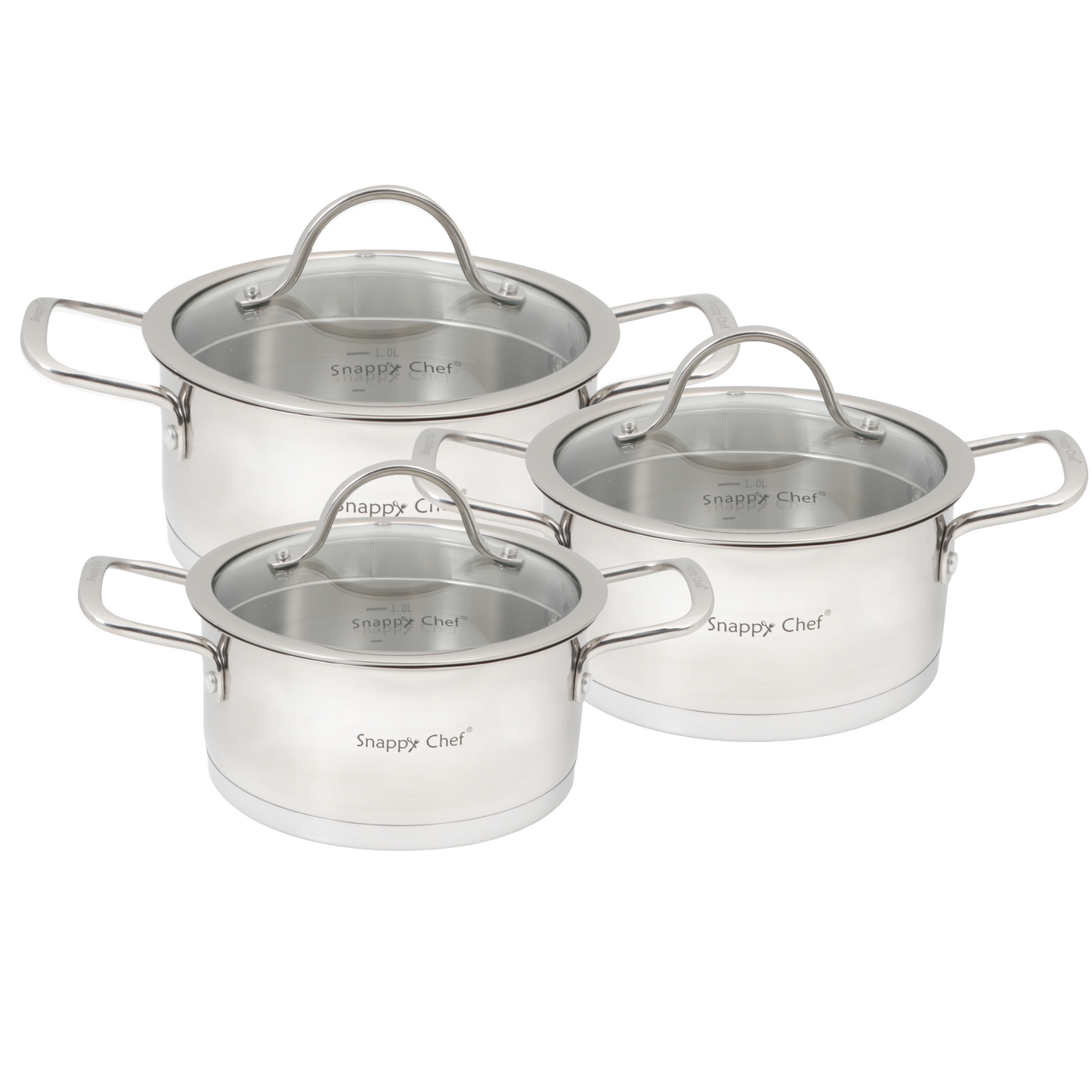 Snappy Chef 6pc Platinum Cookware Set
