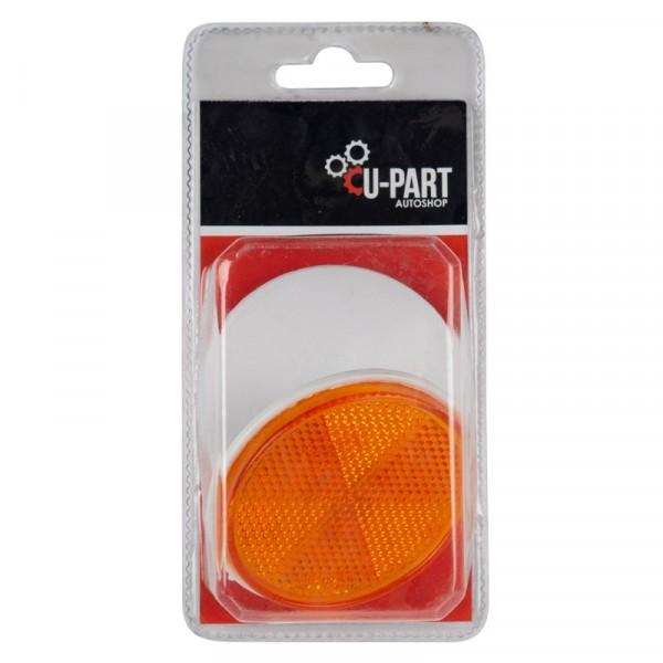 Reflector Centre Bolt Autoshop Yellow 60mmx2